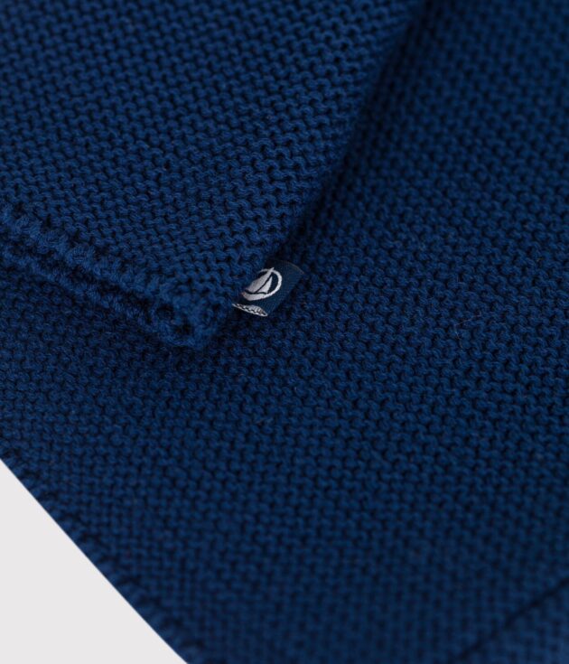 Cardigan in maglia di cotone a punto legaccio neonato - immagine 3